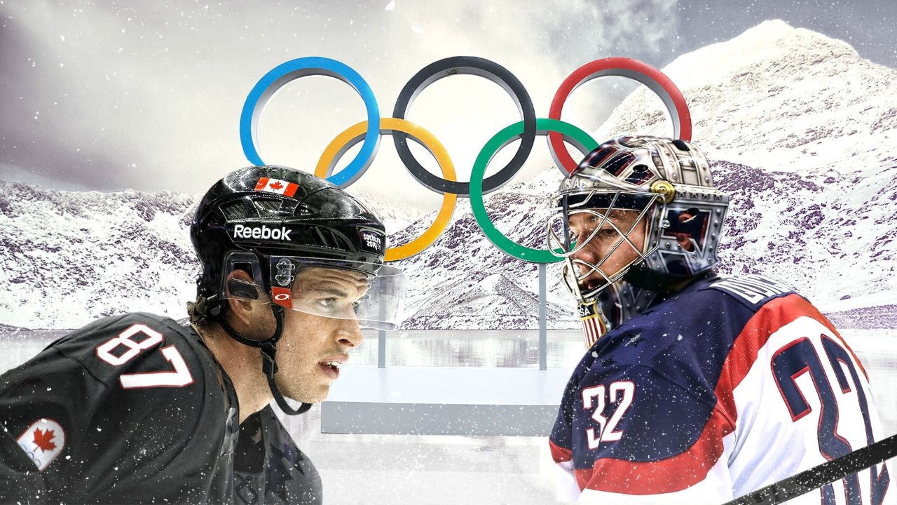 Olympics Ice Hockey backgound